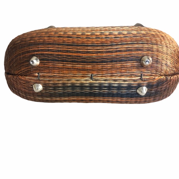 CUTE STRUCTURED STRAW HANDBAG FOR SUMMER - Picture 3 of 6